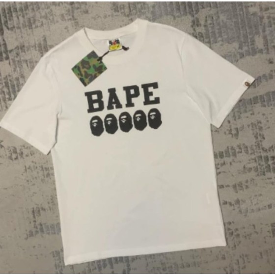 White BAPE "BAPE" Ape Head Icons T-Shirt